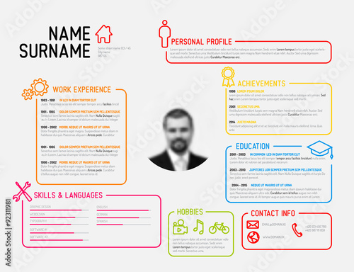 Original cv / resume template