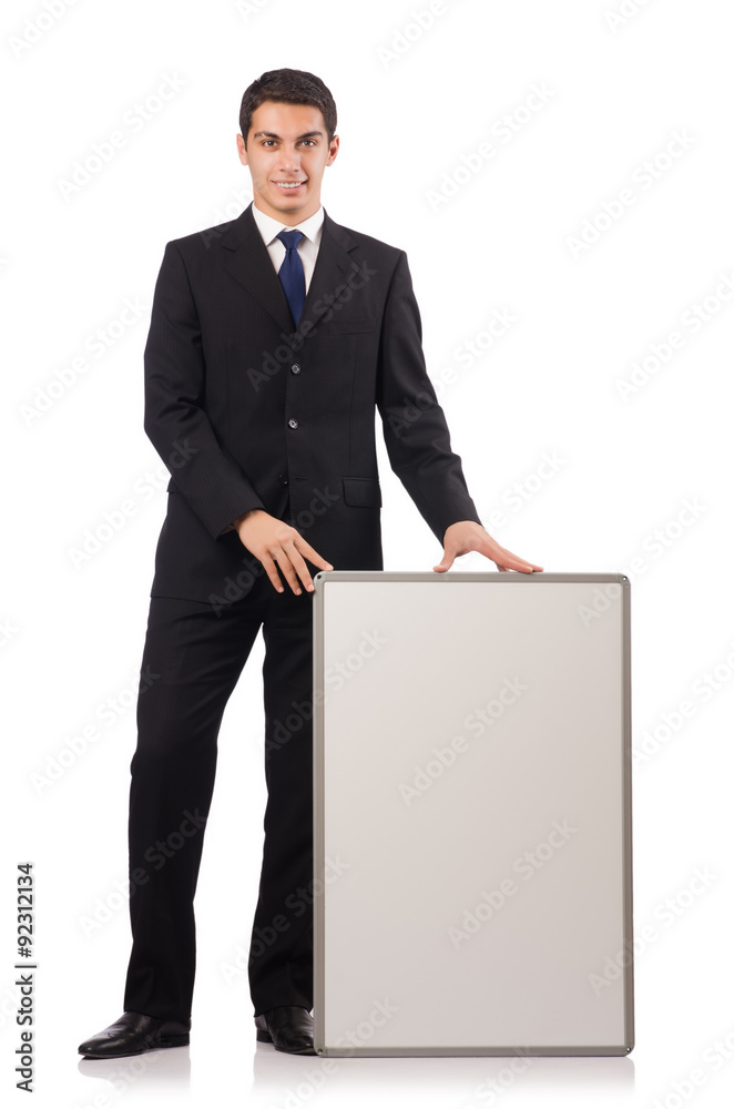 Elegant young man isolated on white Elegant young man isolated on white