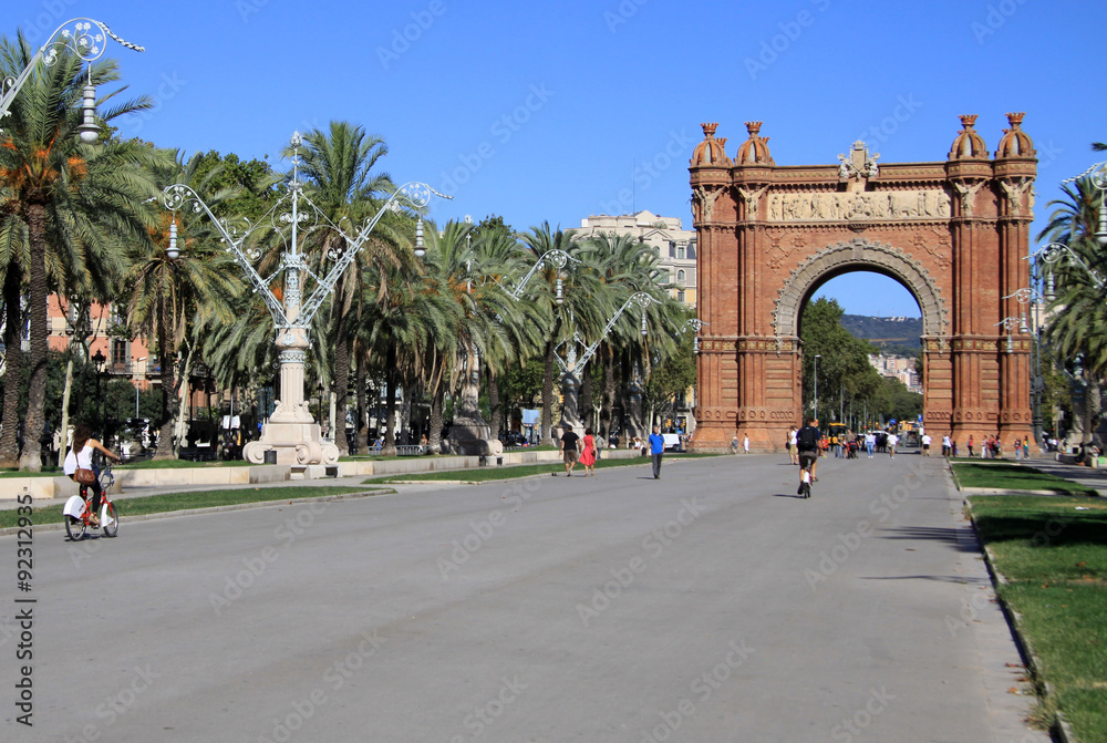 Obraz premium Arc de Triomf, Barcelona, Catalunya, Spain