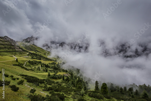 Cloudy Stubaital in Austria © daskleineatelier