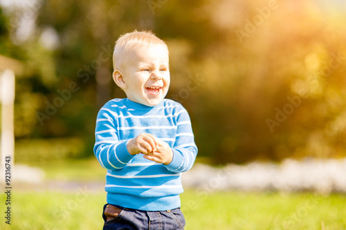 boy having fun in park © Sergey