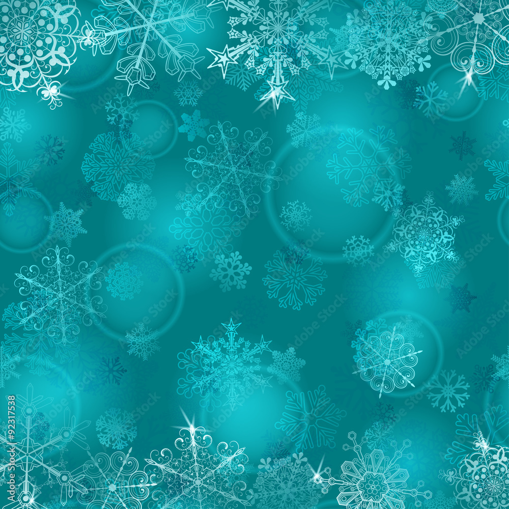Christmas background with snowflakes Christmas background with snowflakes