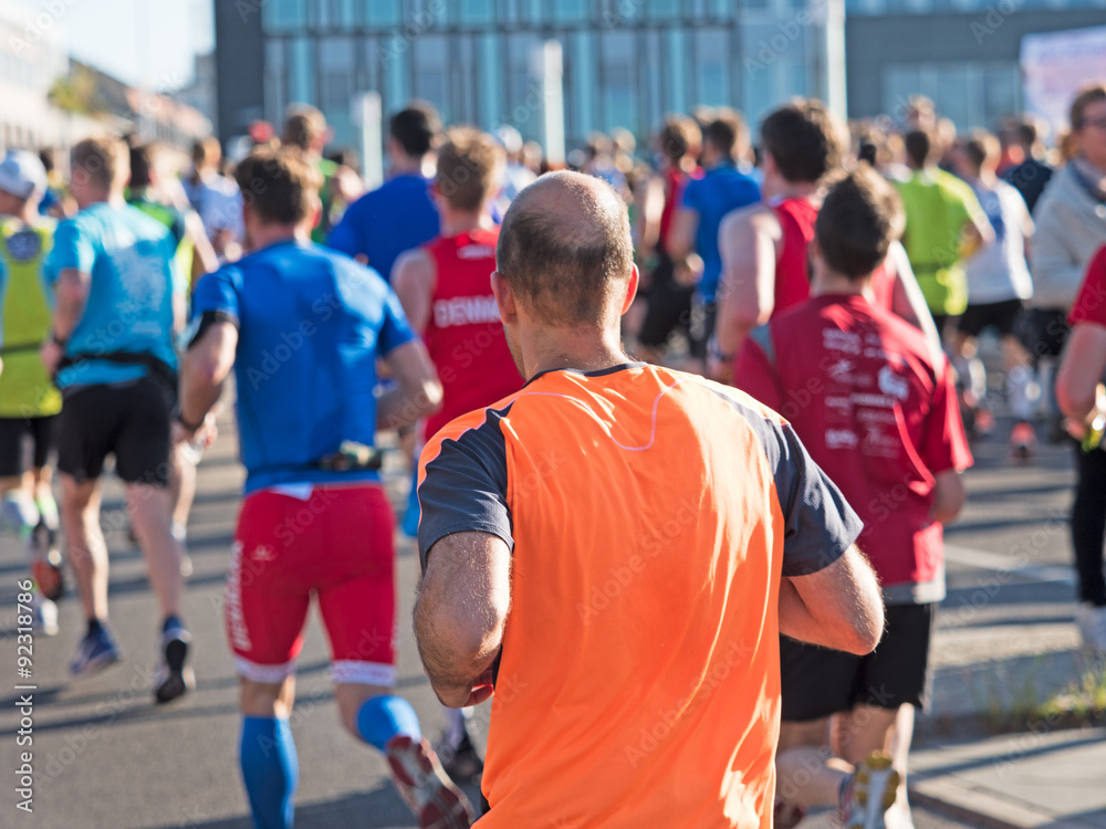 Marathonläufer in Berlin