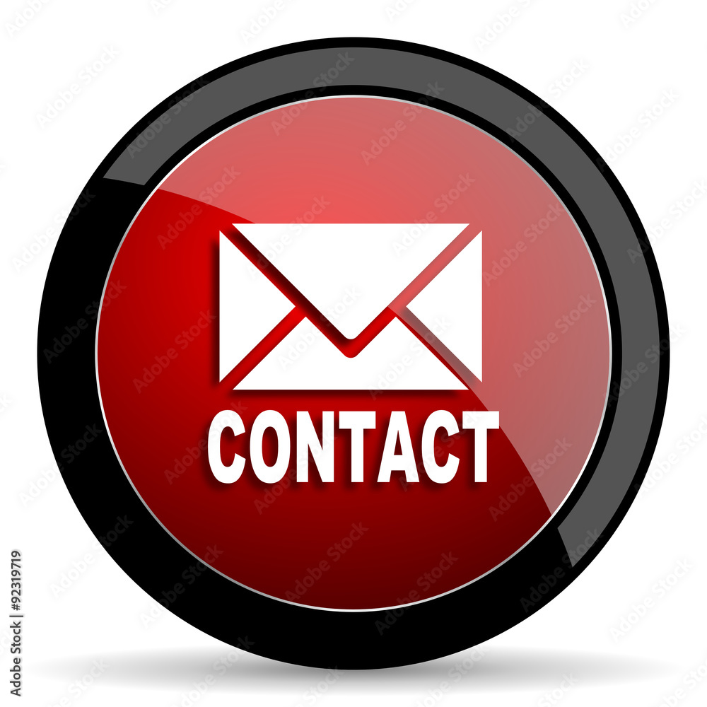 email red circle glossy web icon on white background - set440 email red circle glossy web icon on white background - set440