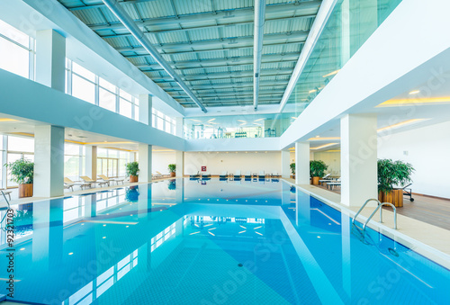 Indoor swimming pool in healthy concept © Elnur
