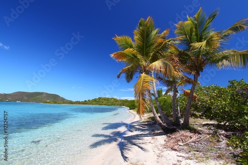 Beef Island Beach in the British Virgin Islands photo