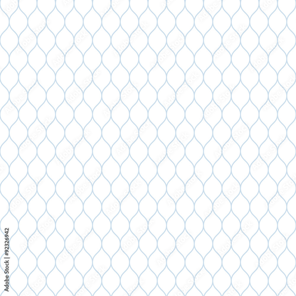 Seamless subtle blue and white woven pattern vector