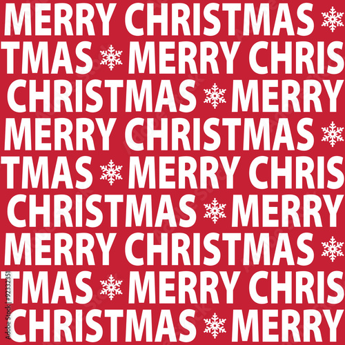 Seamless Merry Christmas Pattern Background. EPS 10 & HI-RES JPG Included 