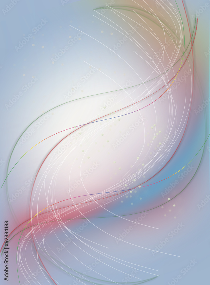 Bright line with circles in blue background Bright line with circles in blue background