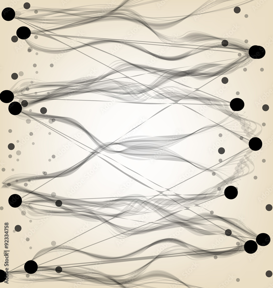 vector background with abstract fractal pattern