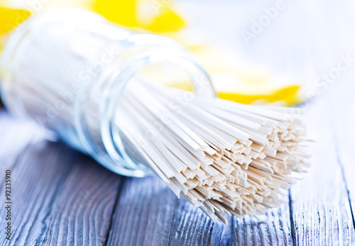 raw rice noodles