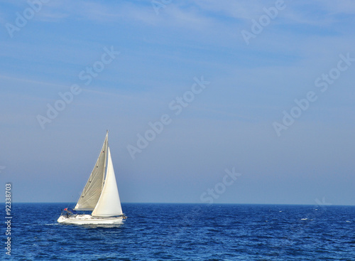 Sail in the sea