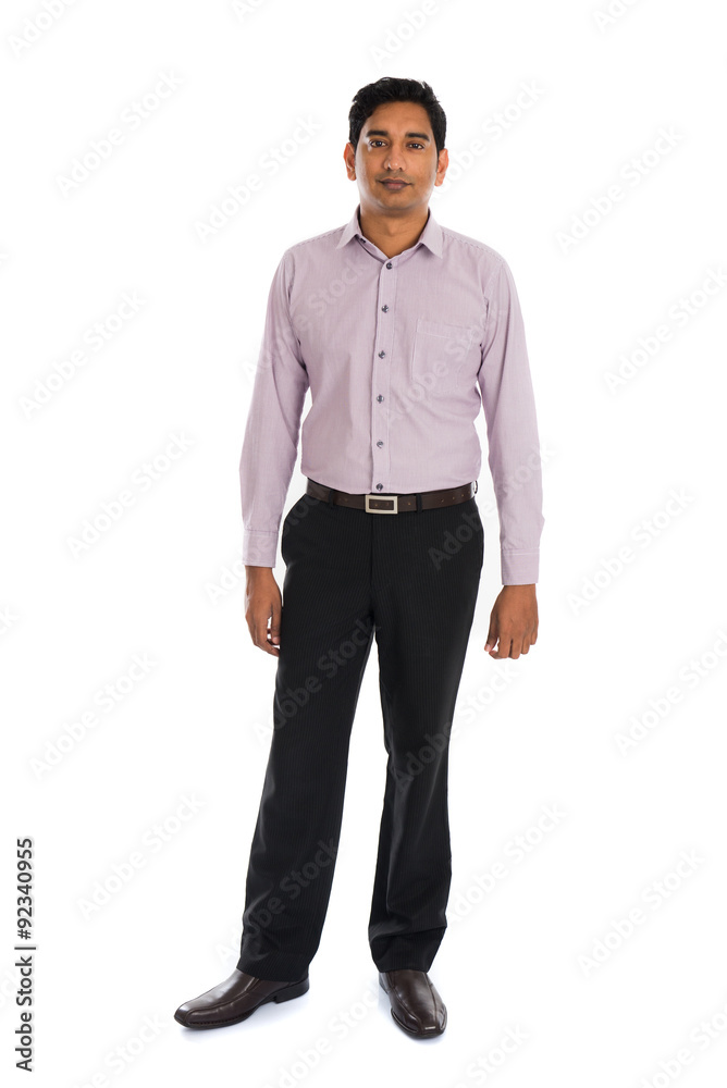 formal indian business man with white background formal indian business man with white background