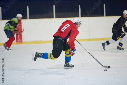 Photography ice hockey sport players