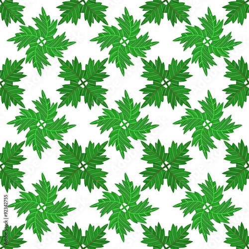 seamless leaf pattern