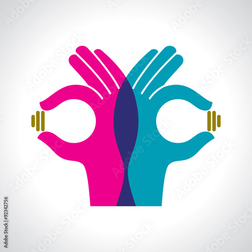 bulb idea with human hand
