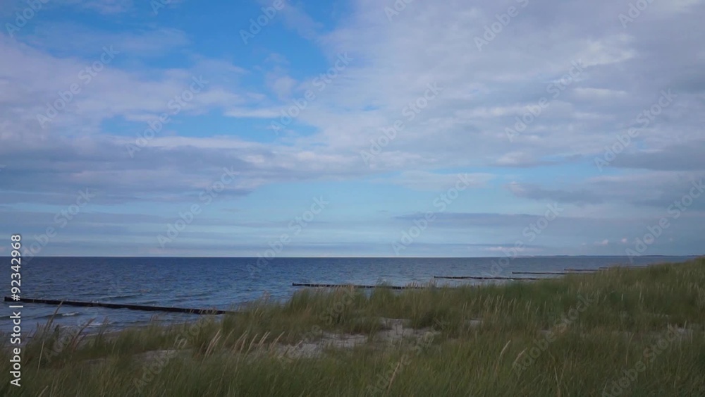 Blick über Düne und Ostsee Blick über Düne und Ostsee