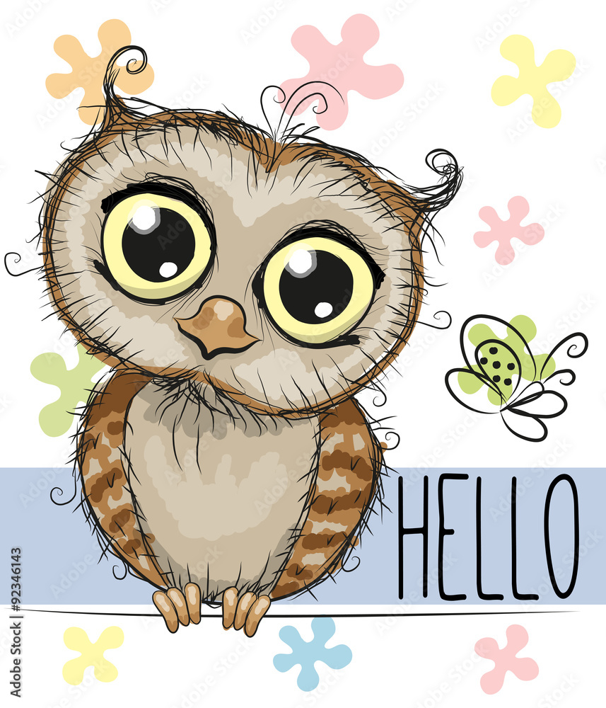 Fototapeta premium Cute owl