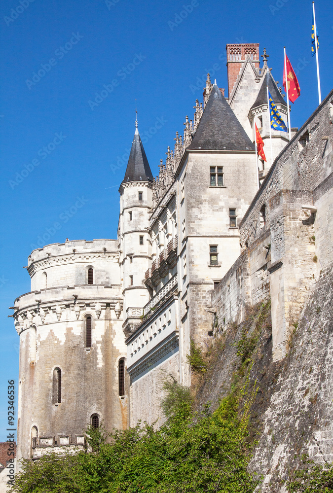 Le château renaissance d'Amboise, Indre et Loire, Pays de Loire, france 