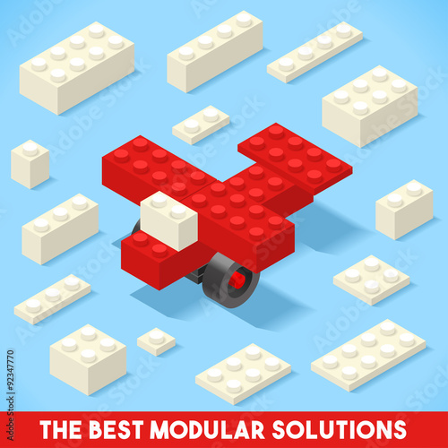 Toy Block Plane Games Isometric