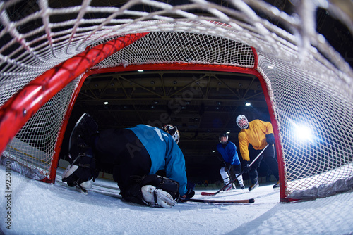 Canvas Print ice hockey goalkeeper