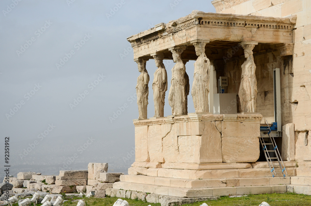 Le Cariatidi dell' Ereteo - Acropoli - Atene - Grecia