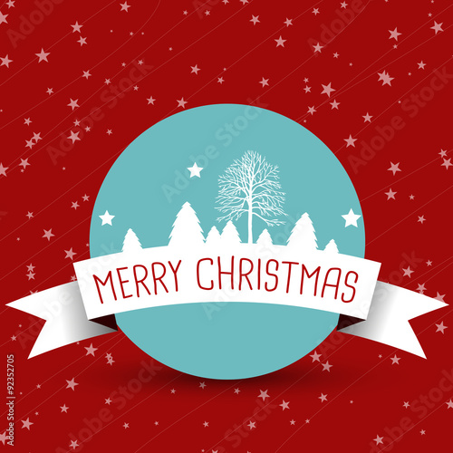 white christmas ribbon with blue ball