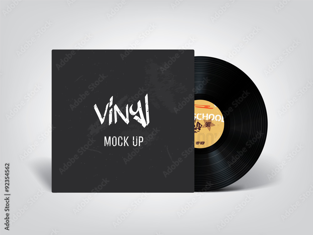 Very realistic vinyl mock up. Place your design on this beautiful vinyl !