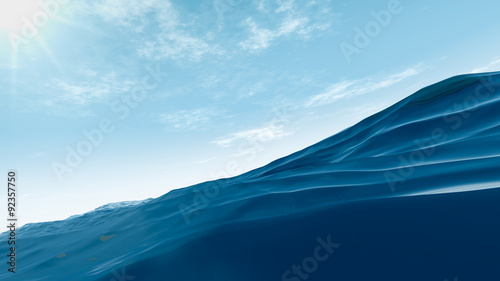 Photography big wave