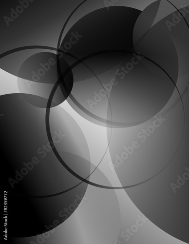 Abstract technology background with circles design
