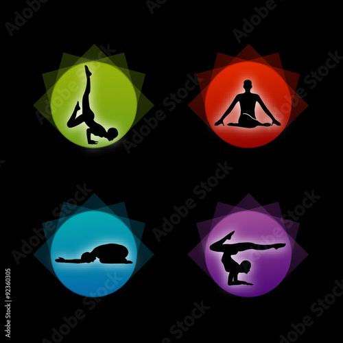 Yoga pilates set