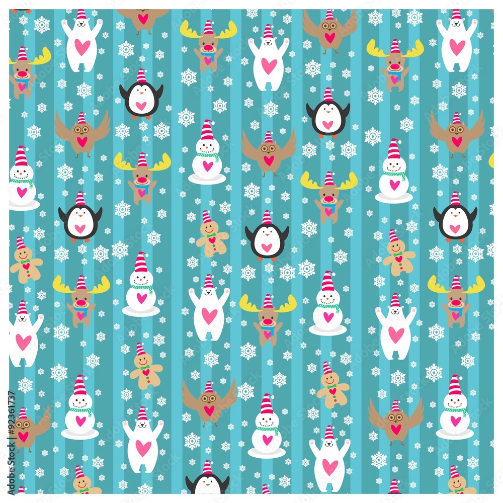 Fundo, Base, Scrapbook - Natal Vetor