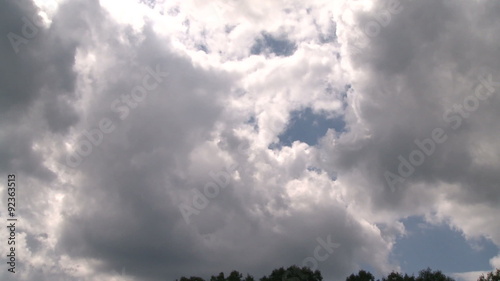 Breathtaking cloudy sky photo