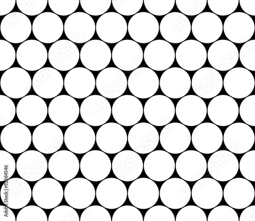 Vector modern seamless geometry pattern circles, black and white abstract geometric background, trendy print, monochrome retro texture, hipster fashion design