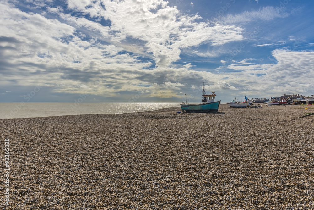 Fishing boat on beach Fishing boat on beach