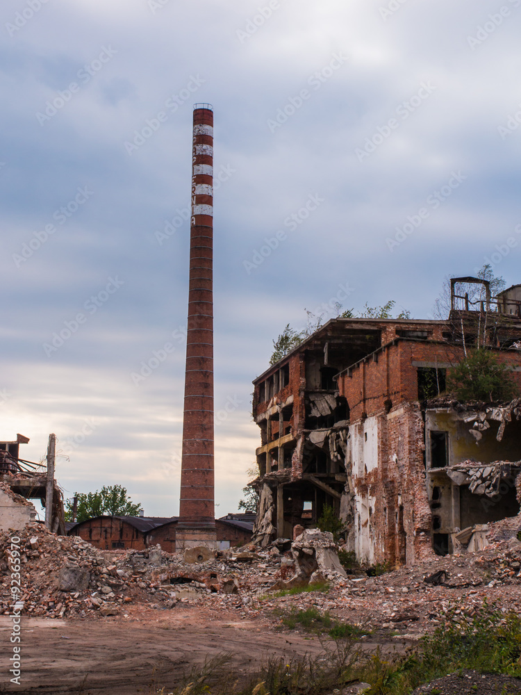 Old abandon paperworks in Kalety - Poland, Silesia province Old abandon paperworks in Kalety - Poland, Silesia province