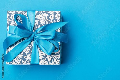 Naklejka Blue gift box