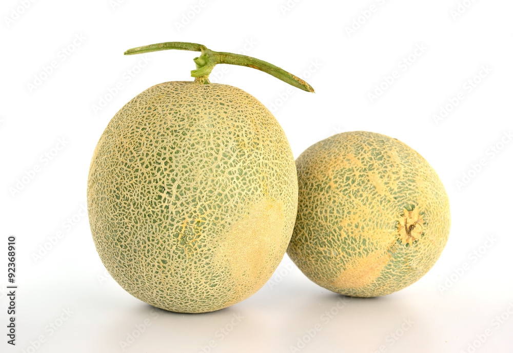 cantaloupe melon isolated on white background cantaloupe melon isolated on white background
