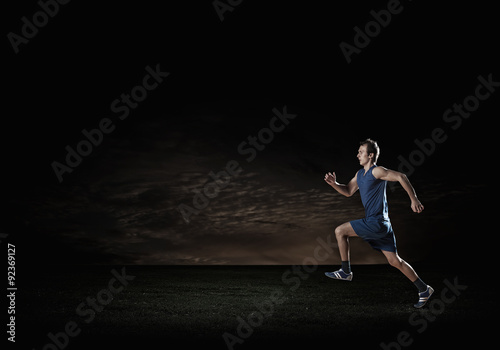 Running sportman 