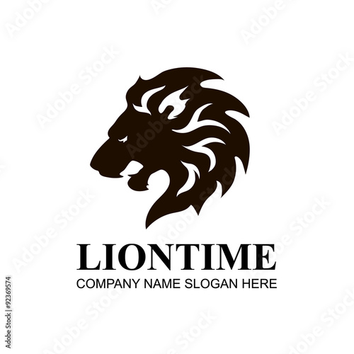 Lion head icon  symbol  logo Design Element  . 