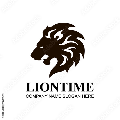 Fototapeta Naklejka Na Ścianę i Meble -  Lion head icon, symbol, logo Design Element, . 
