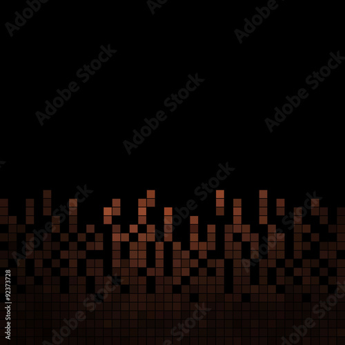 abstract vector square pixel mosaic background