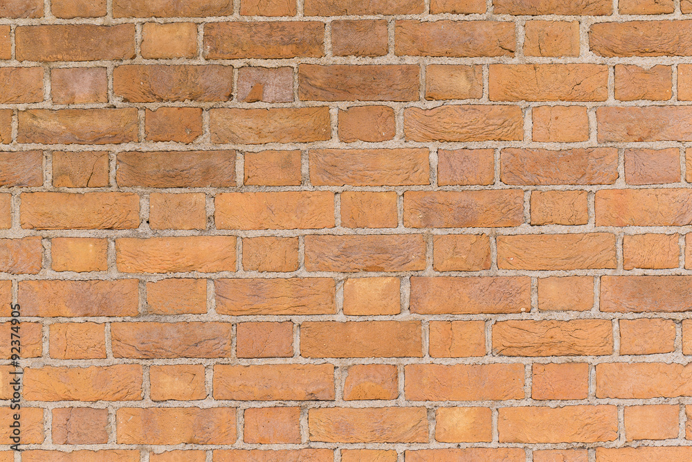 Red brick wall background