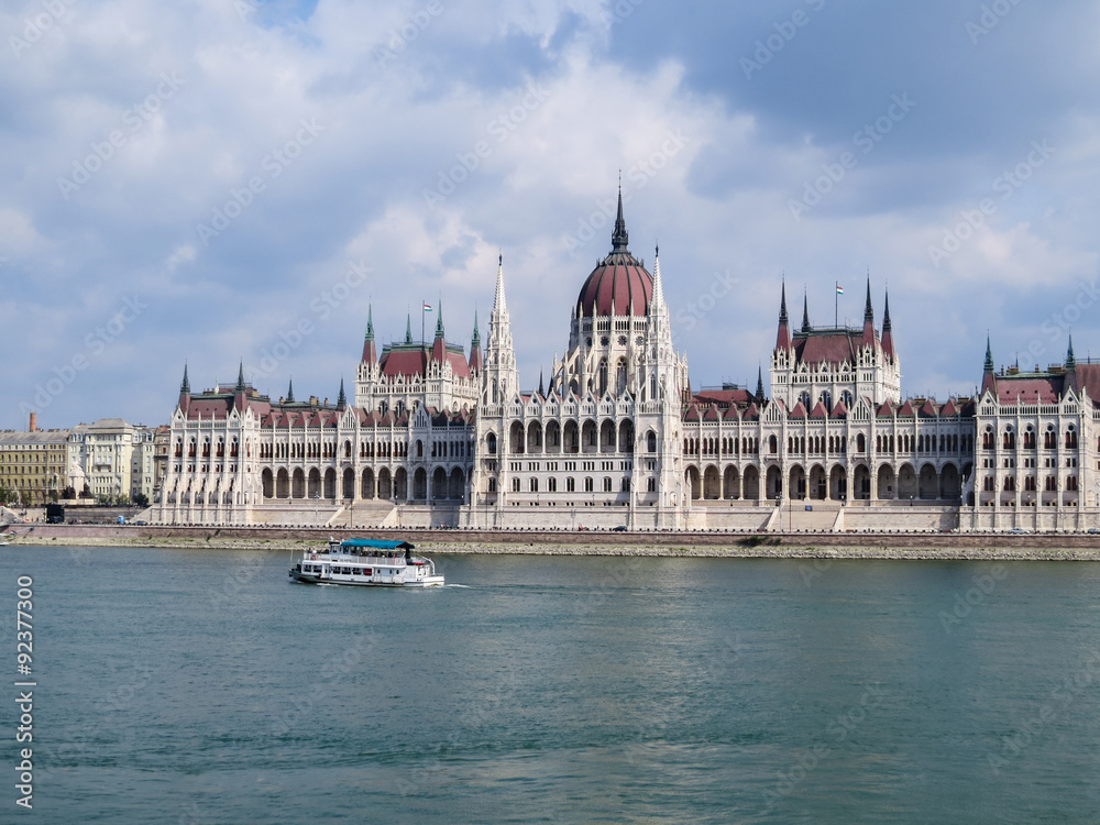 Fototapeta premium Hungarian Parliament, Budapest, Hungary