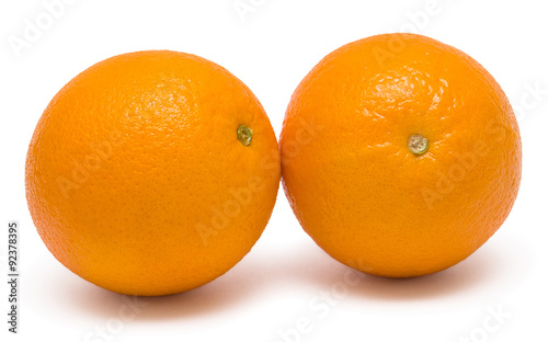 Two orange fruit