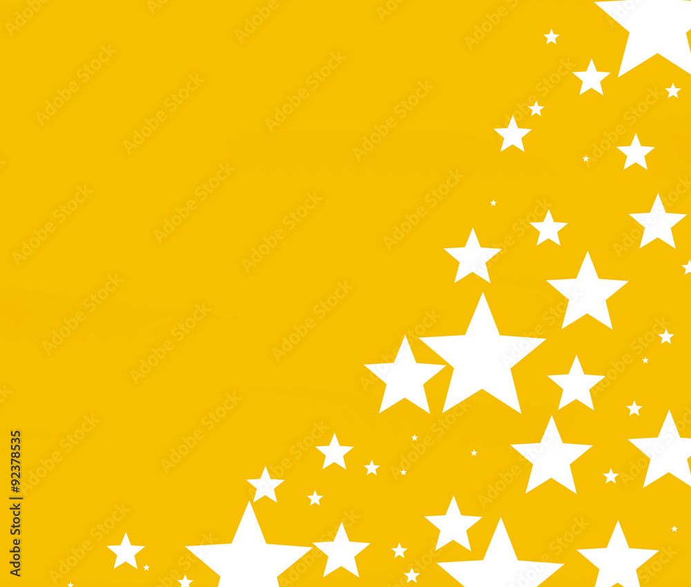 Fototapeta premium stars yellow background