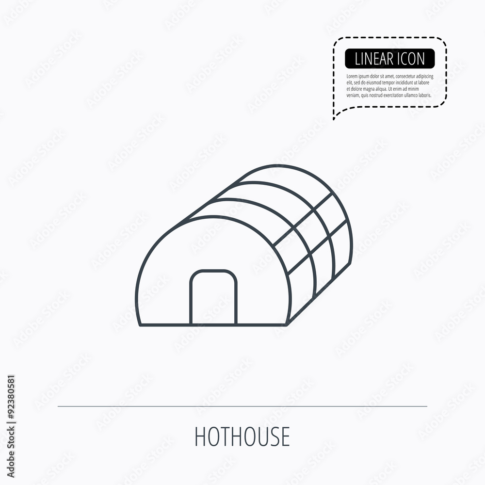 Greenhouse complex icon. Hothouse building sign. Greenhouse complex icon. Hothouse building sign.