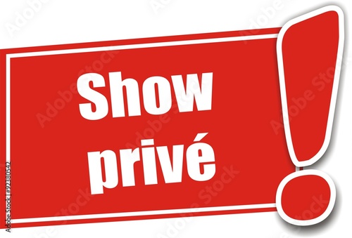étiquette show privé 28092015