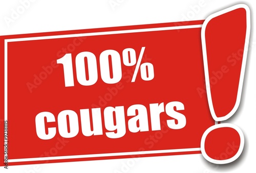 étiquette 100% cougars 28092015