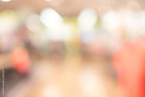 Store, shopping mall abstract defocused blurred background.